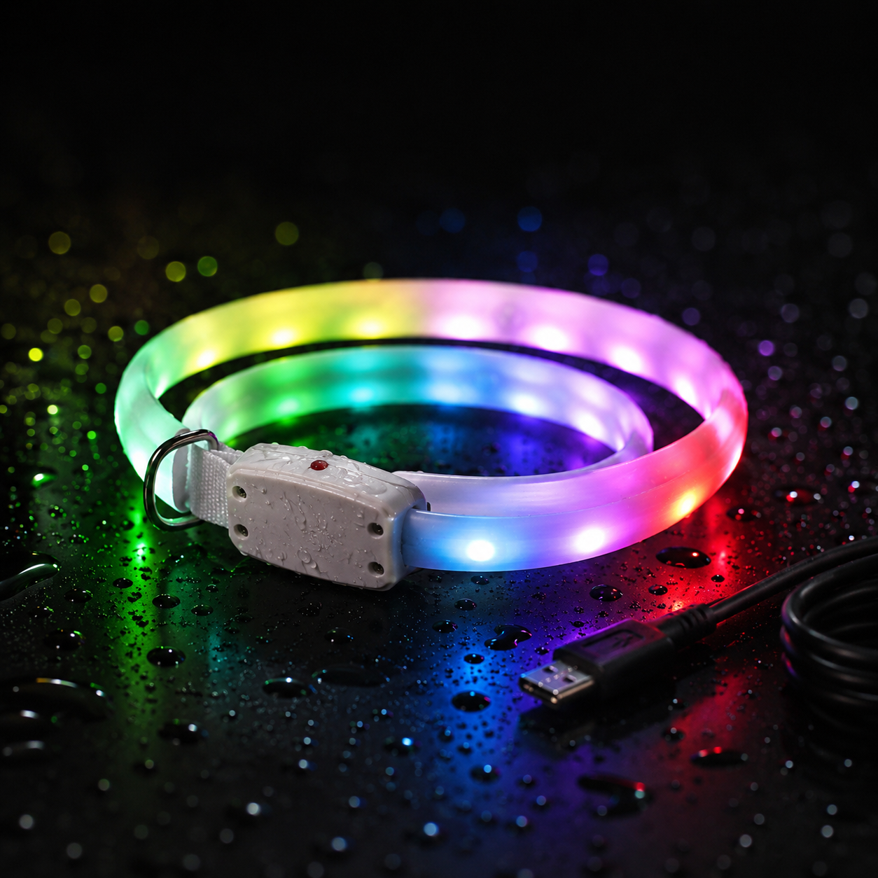 Collier LED Zenwoof — vue produit